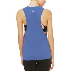 ALO Yoga Women's Blue Tank Top